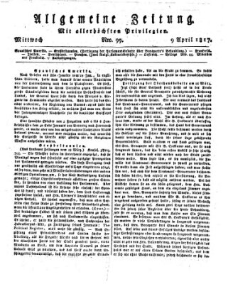Allgemeine Zeitung Mittwoch 9. April 1817