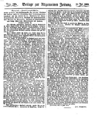 Allgemeine Zeitung Montag 21. Juli 1823