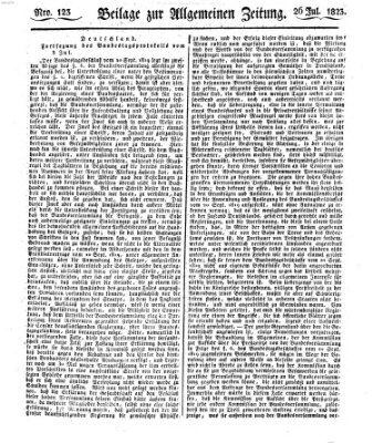 Allgemeine Zeitung Samstag 26. Juli 1823