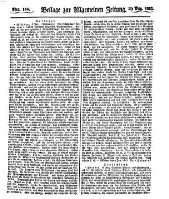 Allgemeine Zeitung Freitag 29. August 1823