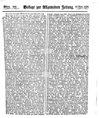 Allgemeine Zeitung Montag 10. November 1823