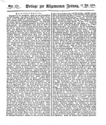 Allgemeine Zeitung Dienstag 13. Juli 1824