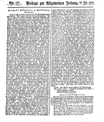 Allgemeine Zeitung Freitag 23. Juli 1824