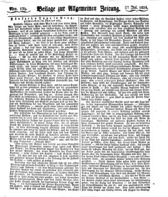 Allgemeine Zeitung Dienstag 27. Juli 1824
