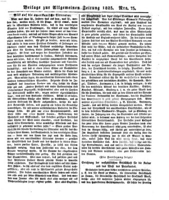 Allgemeine Zeitung Mittwoch 16. März 1825