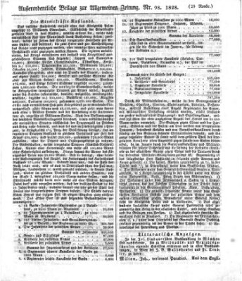 Allgemeine Zeitung Samstag 29. November 1828