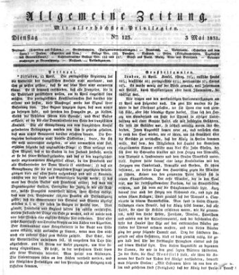 Allgemeine Zeitung Dienstag 3. Mai 1831