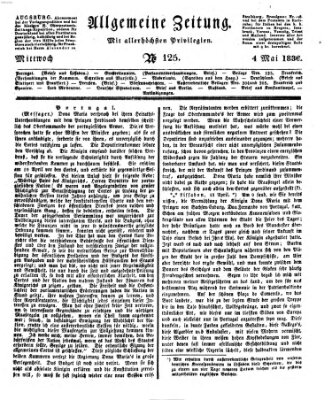Allgemeine Zeitung Mittwoch 4. Mai 1836