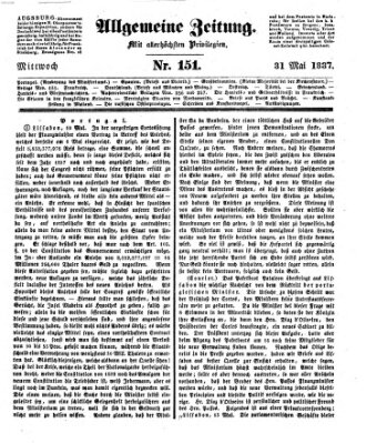 Allgemeine Zeitung Mittwoch 31. Mai 1837