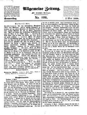 Allgemeine Zeitung Donnerstag 2. Mai 1839