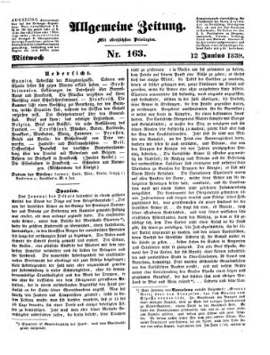 Allgemeine Zeitung Mittwoch 12. Juni 1839