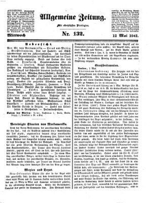 Allgemeine Zeitung Mittwoch 12. Mai 1841