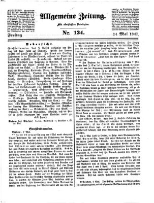 Allgemeine Zeitung Freitag 14. Mai 1841