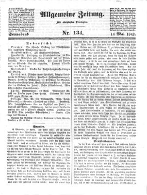 Allgemeine Zeitung Samstag 14. Mai 1842