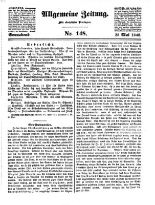 Allgemeine Zeitung Samstag 28. Mai 1842