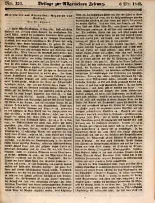 Allgemeine Zeitung Freitag 6. Mai 1842