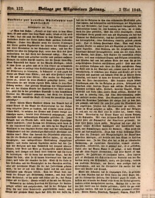 Allgemeine Zeitung Dienstag 2. Mai 1843