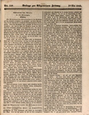 Allgemeine Zeitung Freitag 19. Mai 1843