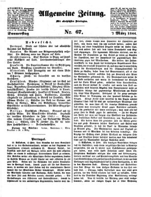Allgemeine Zeitung Donnerstag 7. März 1844
