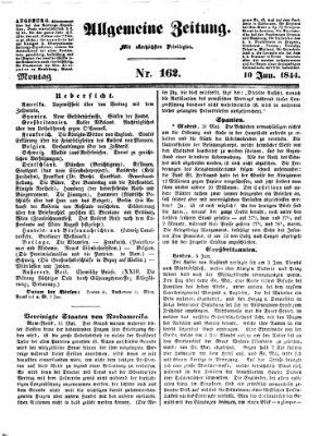 Allgemeine Zeitung Montag 10. Juni 1844