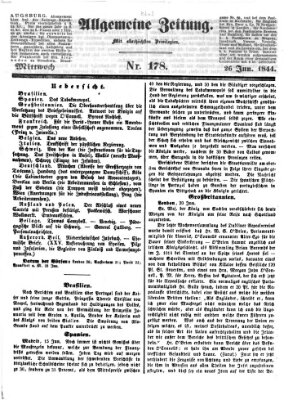 Allgemeine Zeitung Mittwoch 26. Juni 1844