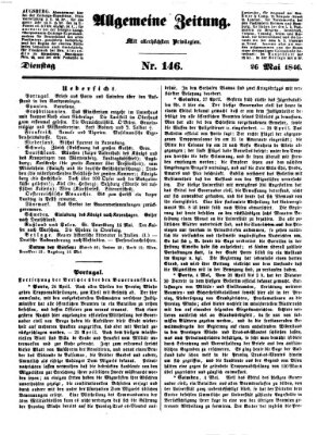 Allgemeine Zeitung Dienstag 26. Mai 1846
