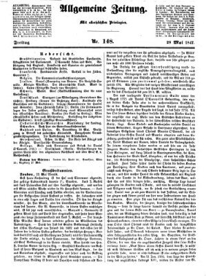 Allgemeine Zeitung Freitag 28. Mai 1847