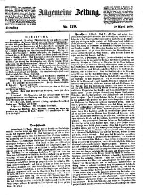 Allgemeine Zeitung Dienstag 30. April 1850