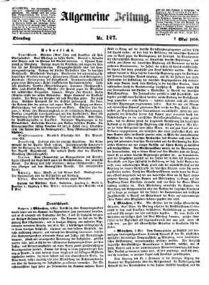 Allgemeine Zeitung Dienstag 7. Mai 1850