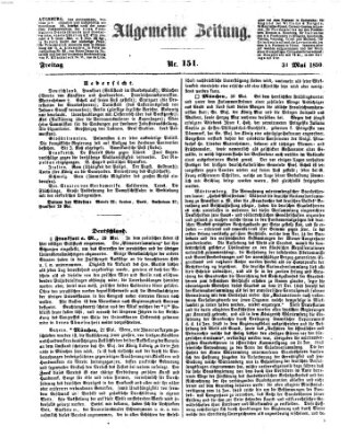 Allgemeine Zeitung Freitag 31. Mai 1850