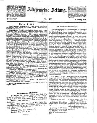Allgemeine Zeitung Samstag 8. März 1851