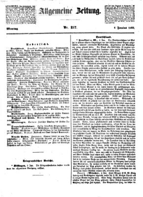 Allgemeine Zeitung Montag 6. Juni 1853