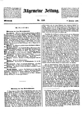 Allgemeine Zeitung Mittwoch 8. Juni 1853