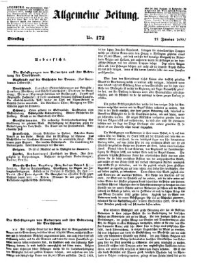 Allgemeine Zeitung Dienstag 21. Juni 1853
