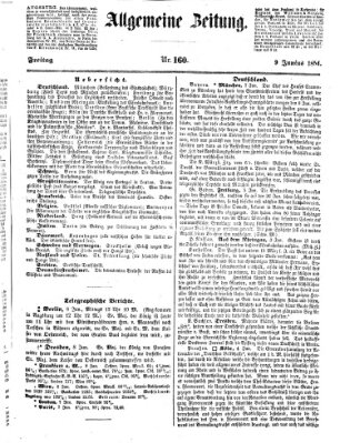 Allgemeine Zeitung Freitag 9. Juni 1854