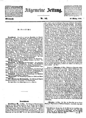 Allgemeine Zeitung Mittwoch 26. März 1856