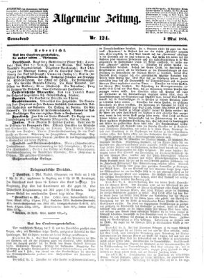 Allgemeine Zeitung Samstag 3. Mai 1856