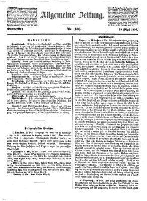 Allgemeine Zeitung Donnerstag 15. Mai 1856