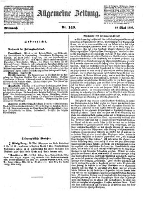 Allgemeine Zeitung Mittwoch 28. Mai 1856