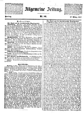 Allgemeine Zeitung Freitag 27. März 1857