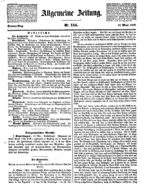 Allgemeine Zeitung Donnerstag 14. Mai 1857