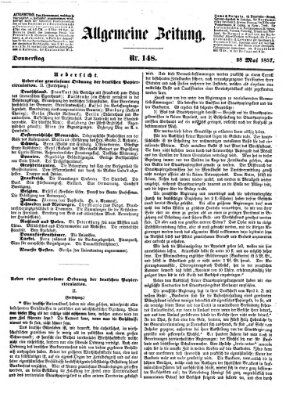 Allgemeine Zeitung Donnerstag 28. Mai 1857