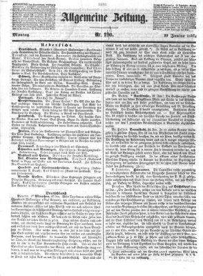 Allgemeine Zeitung Montag 29. Juni 1857