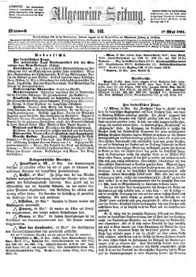 Allgemeine Zeitung Mittwoch 28. Mai 1862