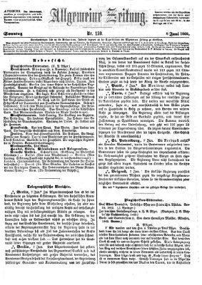 Allgemeine Zeitung Sonntag 8. Juni 1862