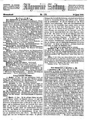 Allgemeine Zeitung Samstag 28. Juni 1862