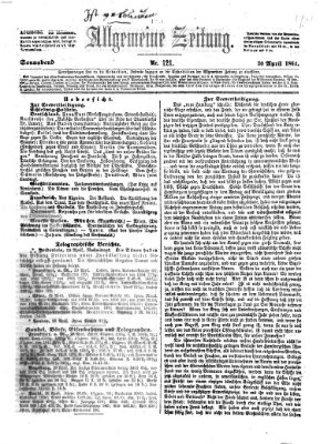 Allgemeine Zeitung Samstag 30. April 1864