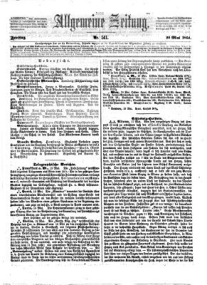 Allgemeine Zeitung Freitag 20. Mai 1864