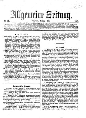 Allgemeine Zeitung Montag 1. Mai 1865