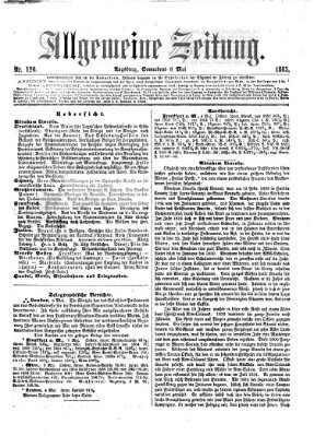 Allgemeine Zeitung Samstag 6. Mai 1865